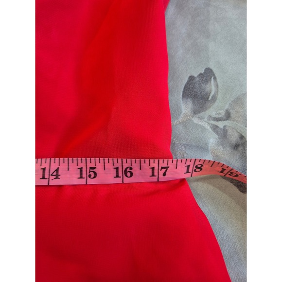 Chiclody Red Maxi Dress Long Bell Sleeve Sequin Cuff Formal Evening Gown New - Picture 14 of 15